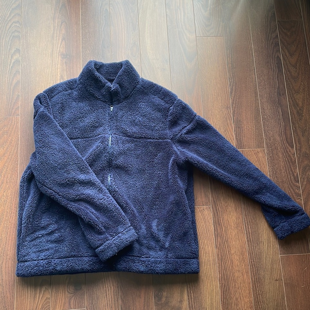 Hudsons Bay Navy Fluff Jumper
